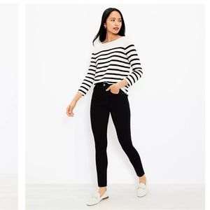 Loft The Skinny Tall High Rise Black Jeans 🥂